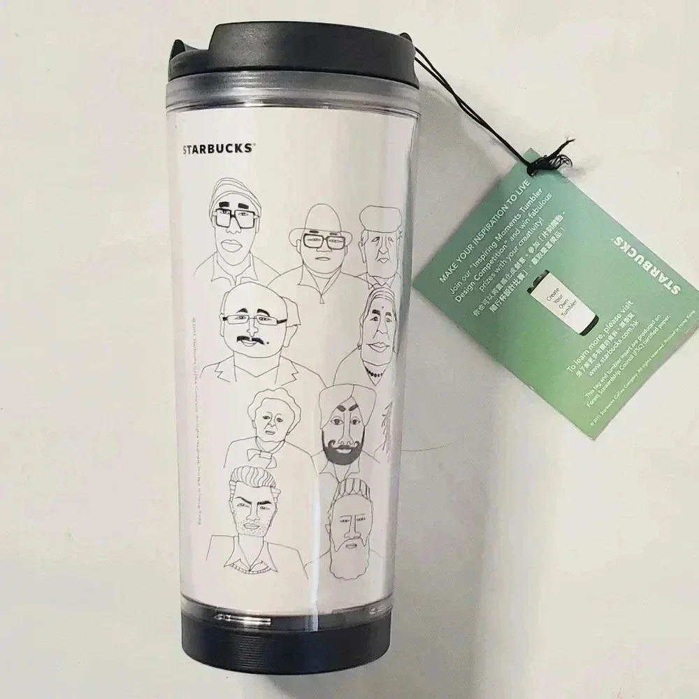 Nwt Starbucks Coffee/Drinks Thermos Cup 2011 Hongkong  Passion for Art